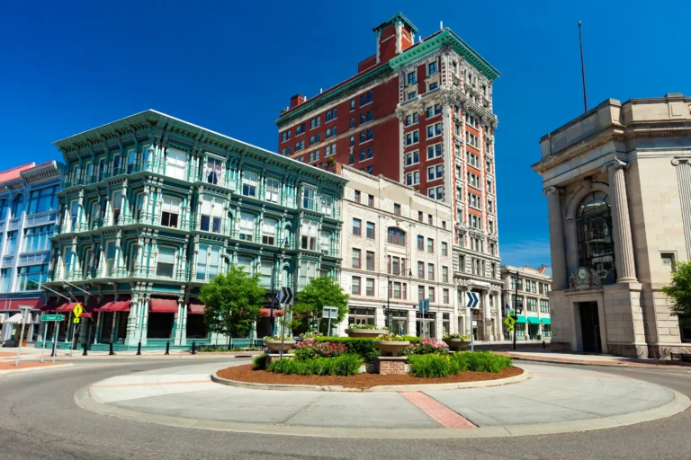 Downtown Binghamton, New York.