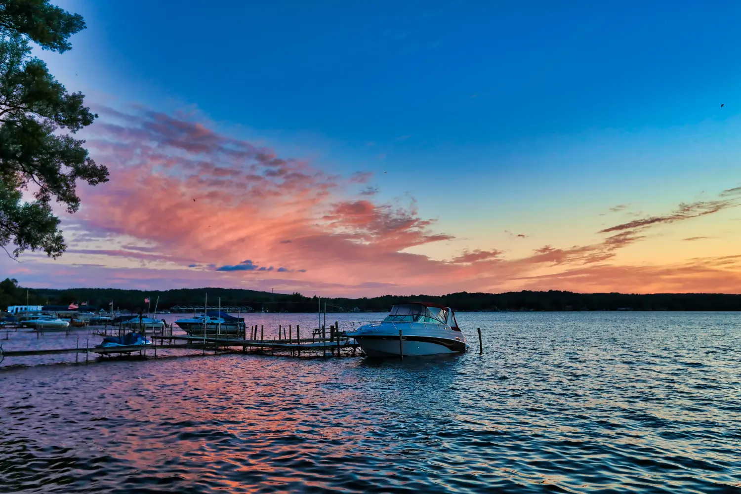 Sunset at Lake Chautauqua, Jamestown New York