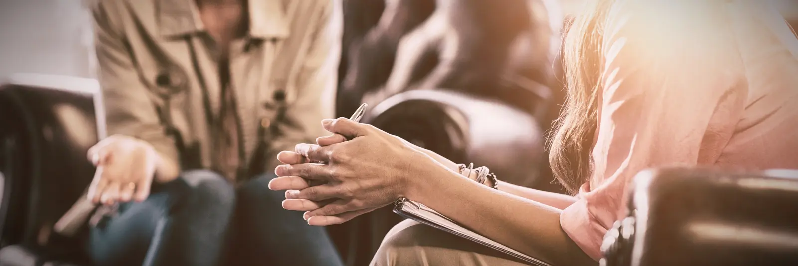 a woman and her therapist in a health consult