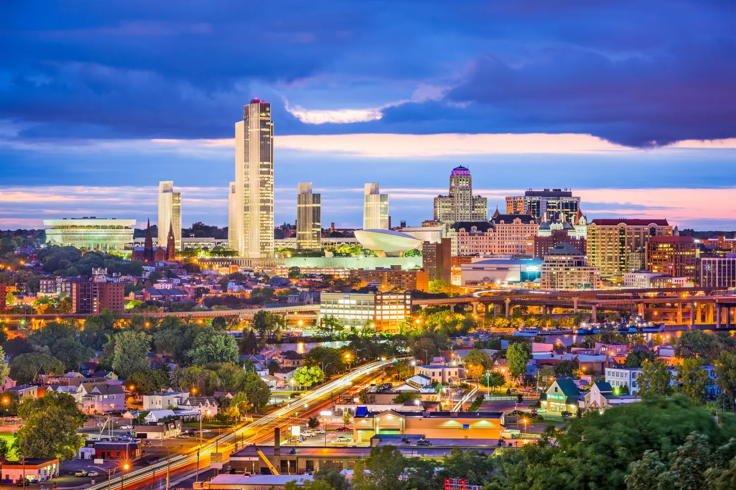 city view of Albany