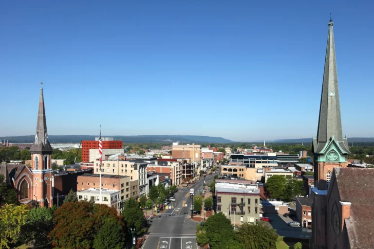 Schenectady New York Drone View